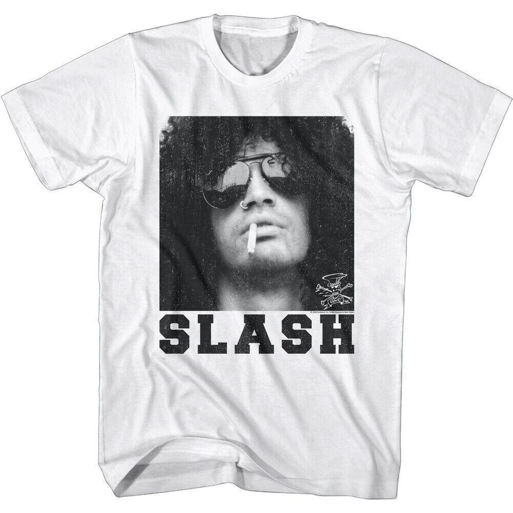 Slash Smokin T Shirt Concert Merch Guns N Roses Guitarist Tee